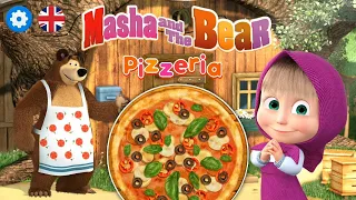 Masha and the Bear : Pizzeria | Masha and the Bear | Masha making pizza for her friend penguin