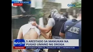 Saksi: 5 arestado sa manukan na pugad umano ng droga