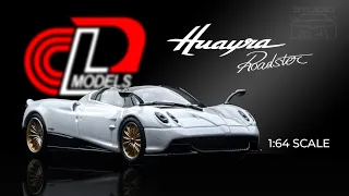 1:64 Scale LCD Models Pagani Huayra Roadster White Unboxing / Showcase