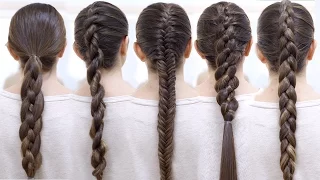 How to braid your hair   6 Cute braid for beginners