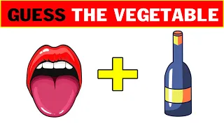 Can You Guess The Vegetable By The Emojis? | Guess The Emoji | Emoji Challenge | Quiz