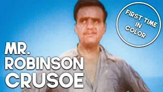 Mr. Robinson Crusoe | COLORIZED | Classic Adventure Movie | Action | Romance