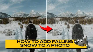 How to Add Falling Snow Effect to a Photo in GIMP