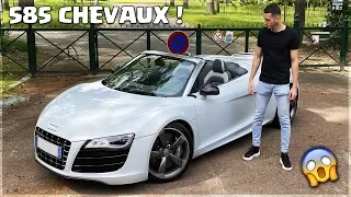 25 ANS en AUDI R8 V10 DE 585 CHEVAUX !! (IL N'A PAS BLAGUÉ...😈)