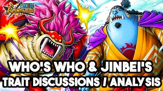 WHO'S WHO & JINBEI TRAITS DISCUSSION AND ANALYSIS - CHARACTER PREVIEW OPBR