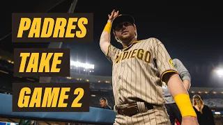 Padres Take Game 2 and Tie NLDS 1-1 | San Diego Padres vs Los Angeles Dodgers Highlights