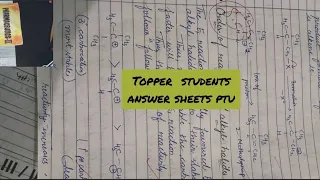 topper students  answer sheet|top 5 most common paper presentation tips| #topper #tricks #ptu