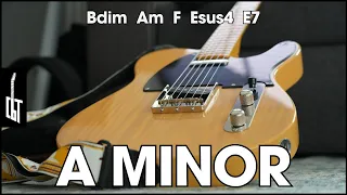 Sad Guitar Backing Track A Minor