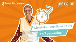 L’HISTOIRE VRAIE DE CHRISTELLE : AUXILIAIRE DE VIE CHEZ SENIOR COMPAGNIE !