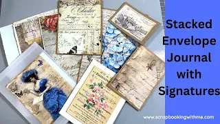 New Stacked Envelope Journal With Signatures ~ #wingingitwednesday