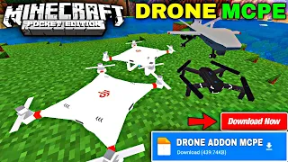 Drone Addon For Minecraft PE | Drone For Minecraft pocket edition 1.19+ | MCPE ADDON