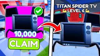 HOW To Get Spider TV For Free in Toilet Tower Defense