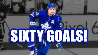 Detroit Red Wings vs Toronto Maple Leafs: AUSTON MATTHEWS SCORES 60th GOAL!!!!