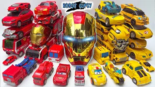 Real?! IRON MAN 2 MK5 Helmet TRANSFORMERS Toys | OPTIMUS PRIME Truck & Beasts BUMBLEBEE Revenge