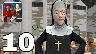 Nun And Monk Neighbor Escape 3D Gameplay Level 10