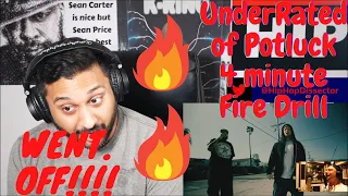 [REACTION] UnderRated of Potluck - 4 Minute Fire Drill
