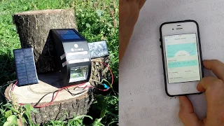 Mini solar weather station on ESP8266 (ESP-12f)