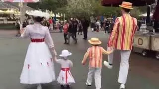 My Bert and Mary met their doppelgangers at Disneyland- Dapper Day Spring 2015