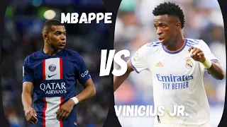 Kylian Mbappe vs Vinicius Jr. Best Highlights | PSG vs Real Madrid| Goal, Assist, Speed & Skills