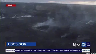 HVO says Kilauea ground is swelling, under Watch alert