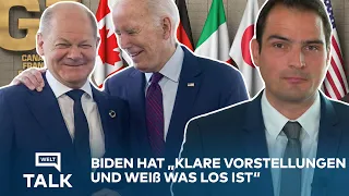 ZWEITE AMTSZEIT: Kanzler Scholz zweifelt nicht an der Fitness Joe Bidens | WELT Talk