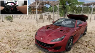 Convertible Ferrari Portofino - Forza Horizon 5 | Logitech G29 Gameplay