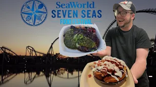 Seaworld Seven Seas Food Festival 2024 | Trying  Food Around The World