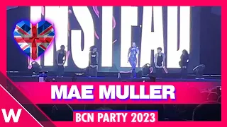 🇬🇧 LIVE: Mae Muller "I Wrote A Song" @ Barcelona Eurovision Party 2023 | Eurovision 2023 UK