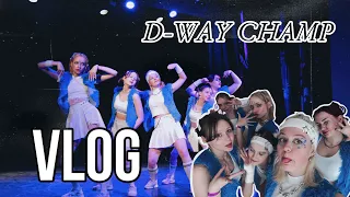 [VLOG] D-WAY CHAMP | BABYMONSTER - BATTER UP | ВОЛОГДА | LIGHT UP