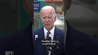 Biden Says He Plans to Visit Hawaii to See Damage From Maui Wildfires