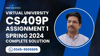 CS409P assignment 1 solution 2024 | Cs409P Assignment solution | CS409P Assignment solution spring