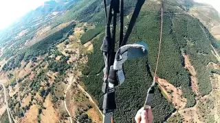 Vuelo en el Pico Muelas, Boñar