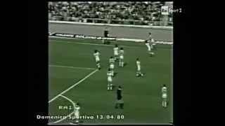 Roma - Juventus 1-3 (13.04.1980) 12a Ritorno, Serie A.
