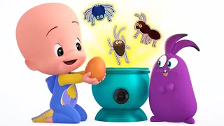 Learn with Cuquin and the Surpise eggs insects | Educational videos