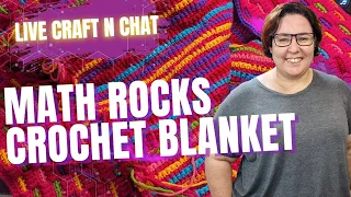 Live Craft N Chat Mosaic Crochet Blanket