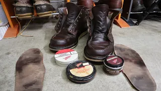 Red Wing 1907 Cleaning Day - Leather Boot Cleaning and Conditioning