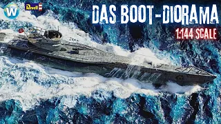 How To Make a Realistic Submarine Ocean Diorama | DAS BOOT "U-96" (VII C) | 1/144 | Revell | Part II