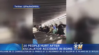 20 Injured After Escalator Malfunctions In Rome