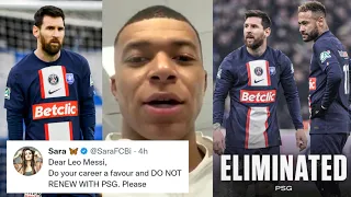 [Reactions] Messi Wore No.10 vs Marseille | PSG vs Merseille 1-2 | PSG out of Coupe de France 2023 |