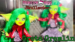 Monster High Greta Gremlin Mattel Creations Skullector Doll Unboxing and Review