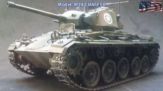 🚗 M24 Chaffee (Italeri) 1/35 tank