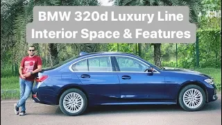 2019 BMW 3-Series G20 320d Luxury Line - Interior Review (Hindi + English)