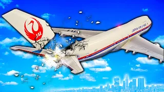 Airplane Tail BREAKS OFF in GTA 5! Then I tried LANDING it...