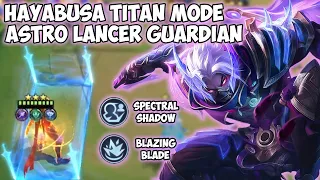 HAYABUSA TITAN MODE ASTRO LANCER GUARDIAN MAGE ASSASSIN ! MAGIC CHESS UPDATE TERBARU 2024 !!