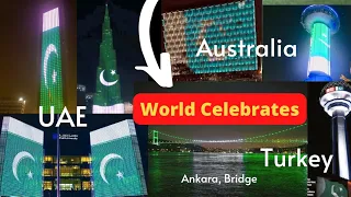 How World Celebrate Pakistan 75th Independence Day 2023 🇵🇰 #14august #trending #viral