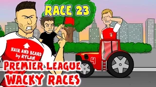 🚦RACE 23🚦 Premier League Wacky Races! (Arsenal 0-1 Chelsea, Norwich 4-5 Liverpool)