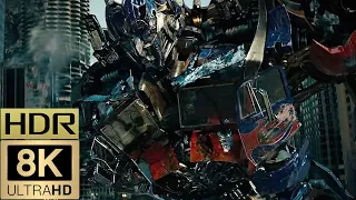 🎬[8K/HDR] FINAL BATTLE SCENE | Transformers 3 [Upscaling Movie Clip]