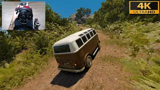 The Crew Motorfest - VOLKSWAGEN KOMBI 21 WINDOW BUS - EXTREME OFF-ROAD with Steering Wheel - 4K