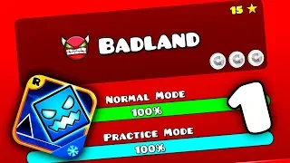 💥BADLAND FULL VERSION! LAYOUT PREVIEW 1 Geometry Dash 2.2 Beta