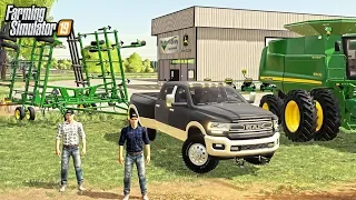 JOHN DEERE DEALERSHIP VISIT! WITH $400,000 BUDGET FOR EQUIPMENT (ROLEPLAY) | FARMING SIMULATOR 2019